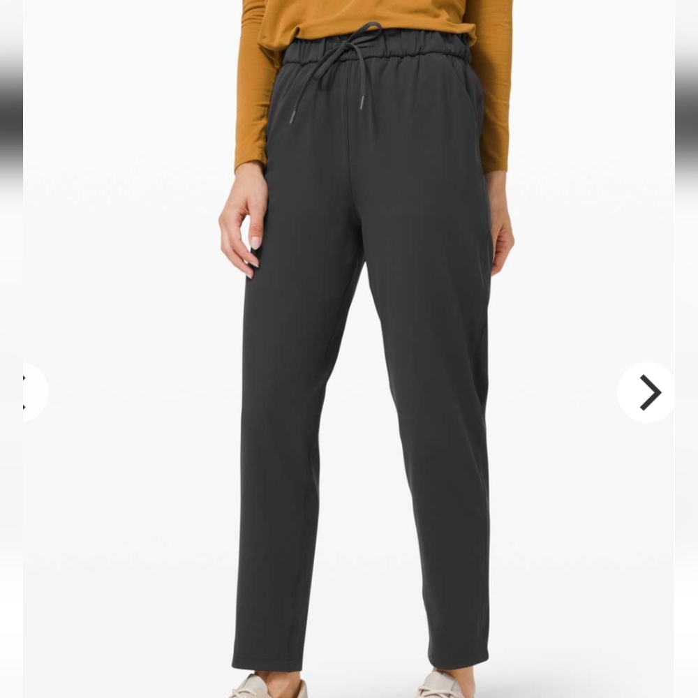 Lululemon Keep Moving Pant High-Rise Luxtreme Graphite Grey Size 10